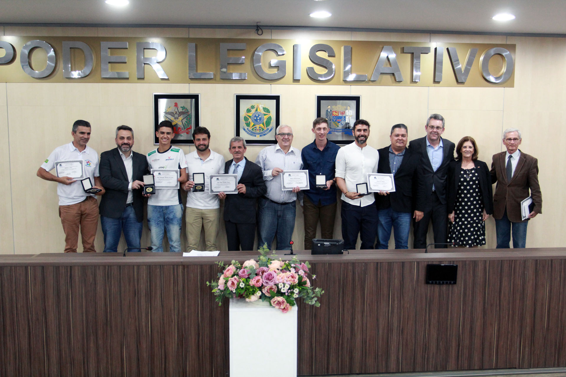 Câmara realiza entrega das Comendas do Mérito Fritz Müller e Rodolfo Sestrem