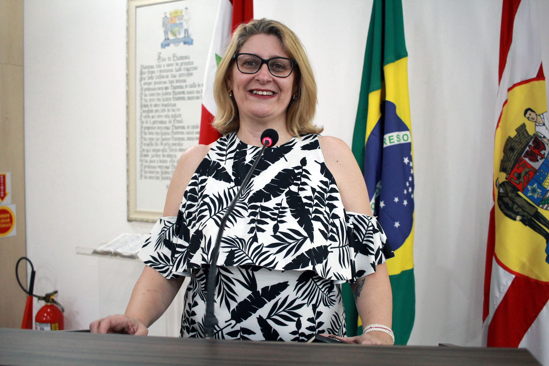 Diretora do campus Gaspar do IFSC presta contas das atuações do instituto em 2019