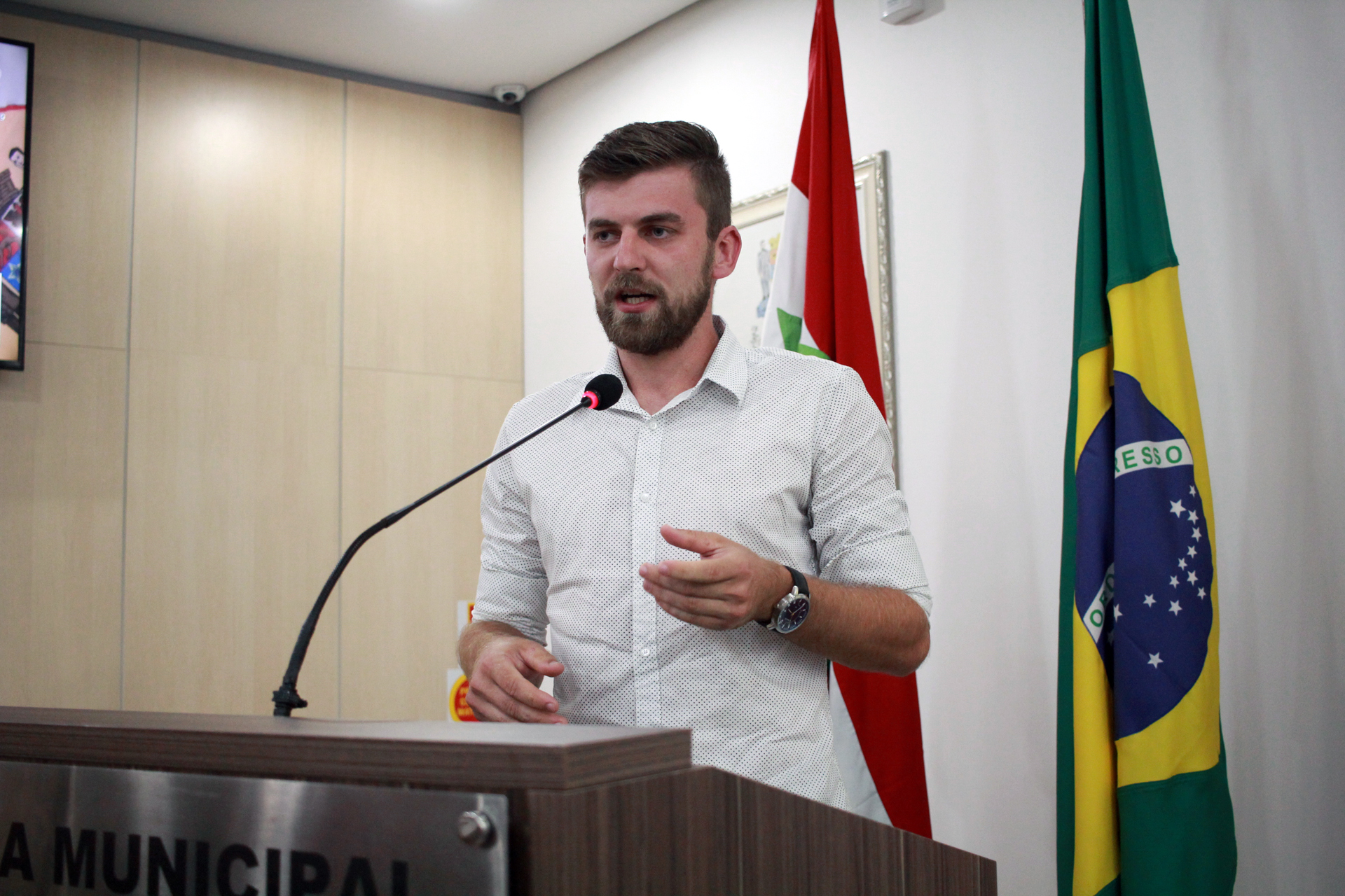 Presidente do Conselho Municipal de Desenvolvimento Rural pede apoio da Câmara para ampliar serviços do município aos agricultores