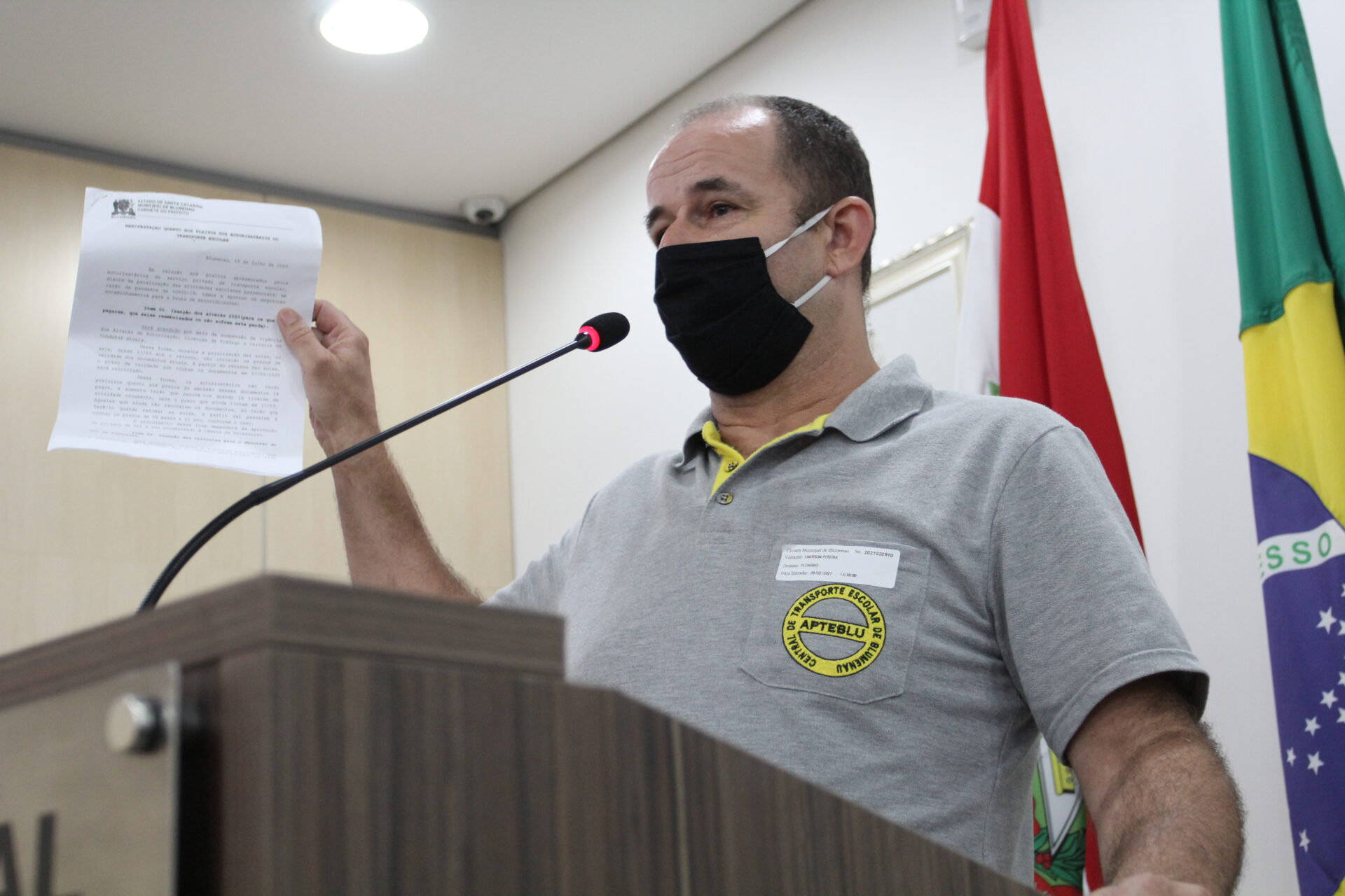 Representantes da Central de Transporte Escolar voltam a cobrar apoio do poder público à categoria