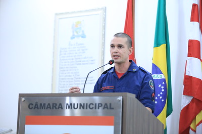 Representante do 3º Batalhão de Bombeiros Militar de Blumenau fala da Central de Operações 193