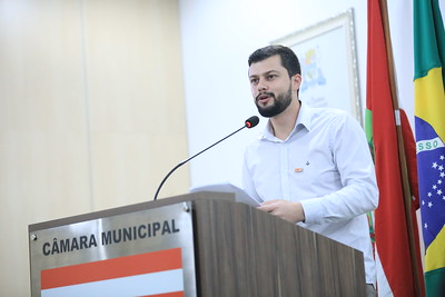 Vereador suplente Diego Nasato assume vaga na Câmara de Blumenau