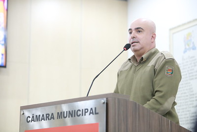 Novo comandante da 7ª Região da Polícia Militar ocupa a tribuna livre da Câmara
