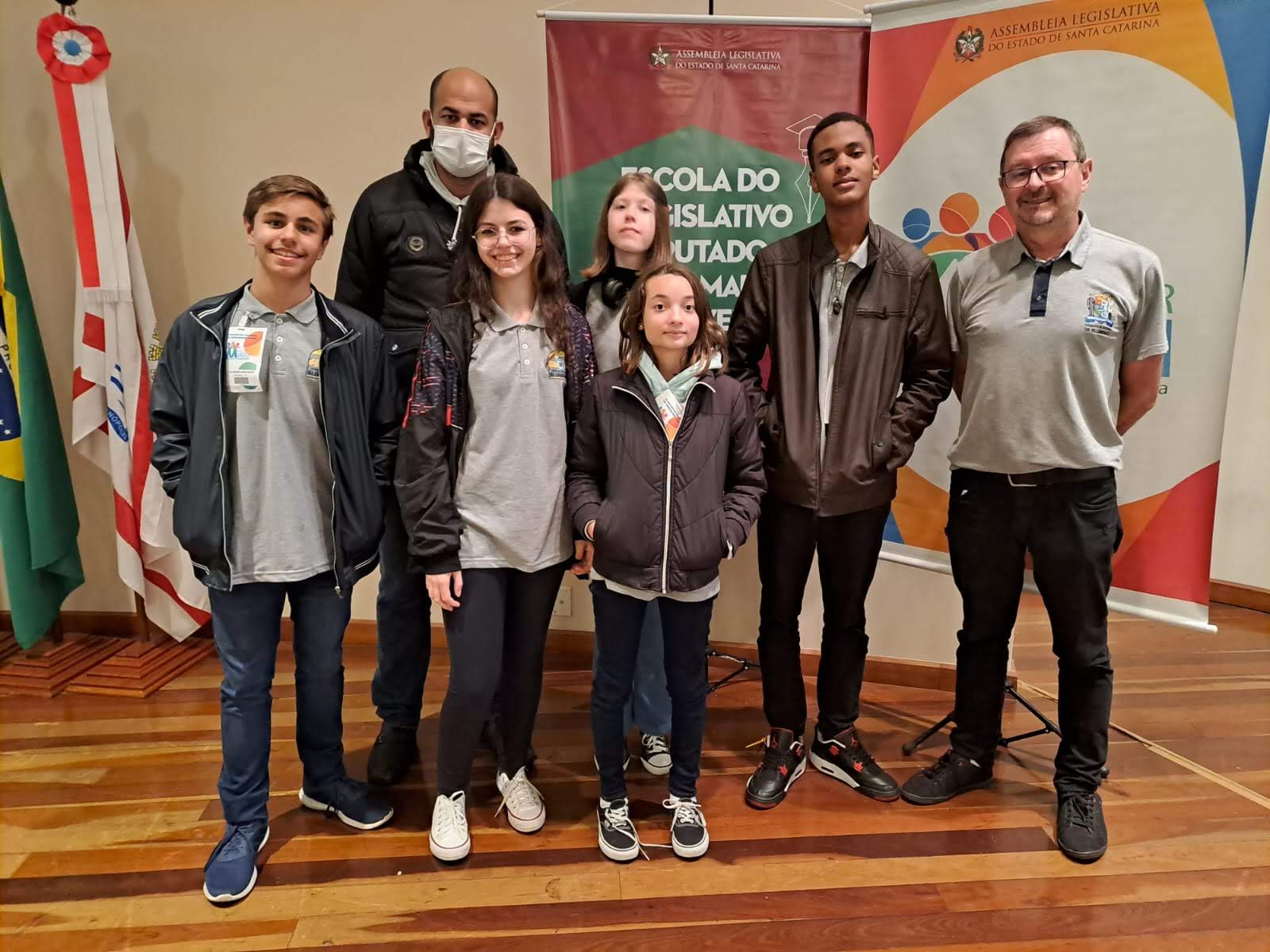 Câmara Mirim de Blumenau participa do 11º Encontro Estadual de Vereadores Mirins na Alesc