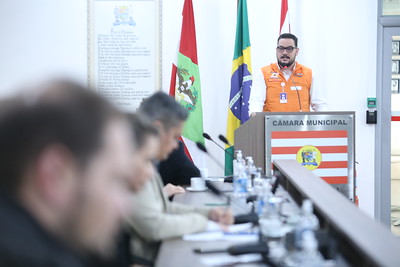 Comissão da Câmara recebe chefe da Defesa Civil estadual que anuncia investimentos para Blumenau e apresenta as ações do Estado nas três barragens da região