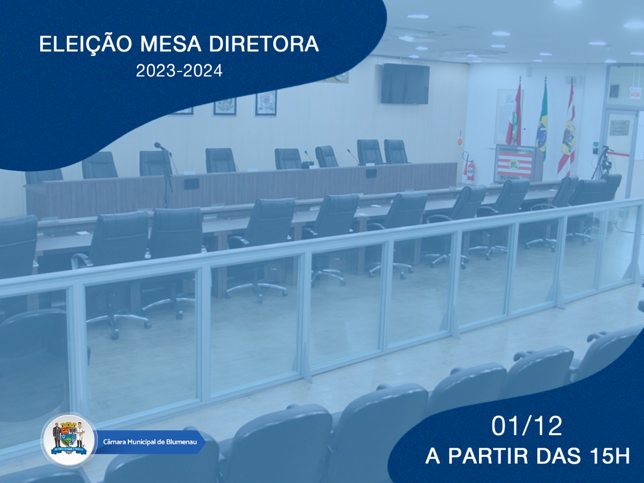 Eleição para Mesa Diretora 2023/2024 será nesta quinta-feira 