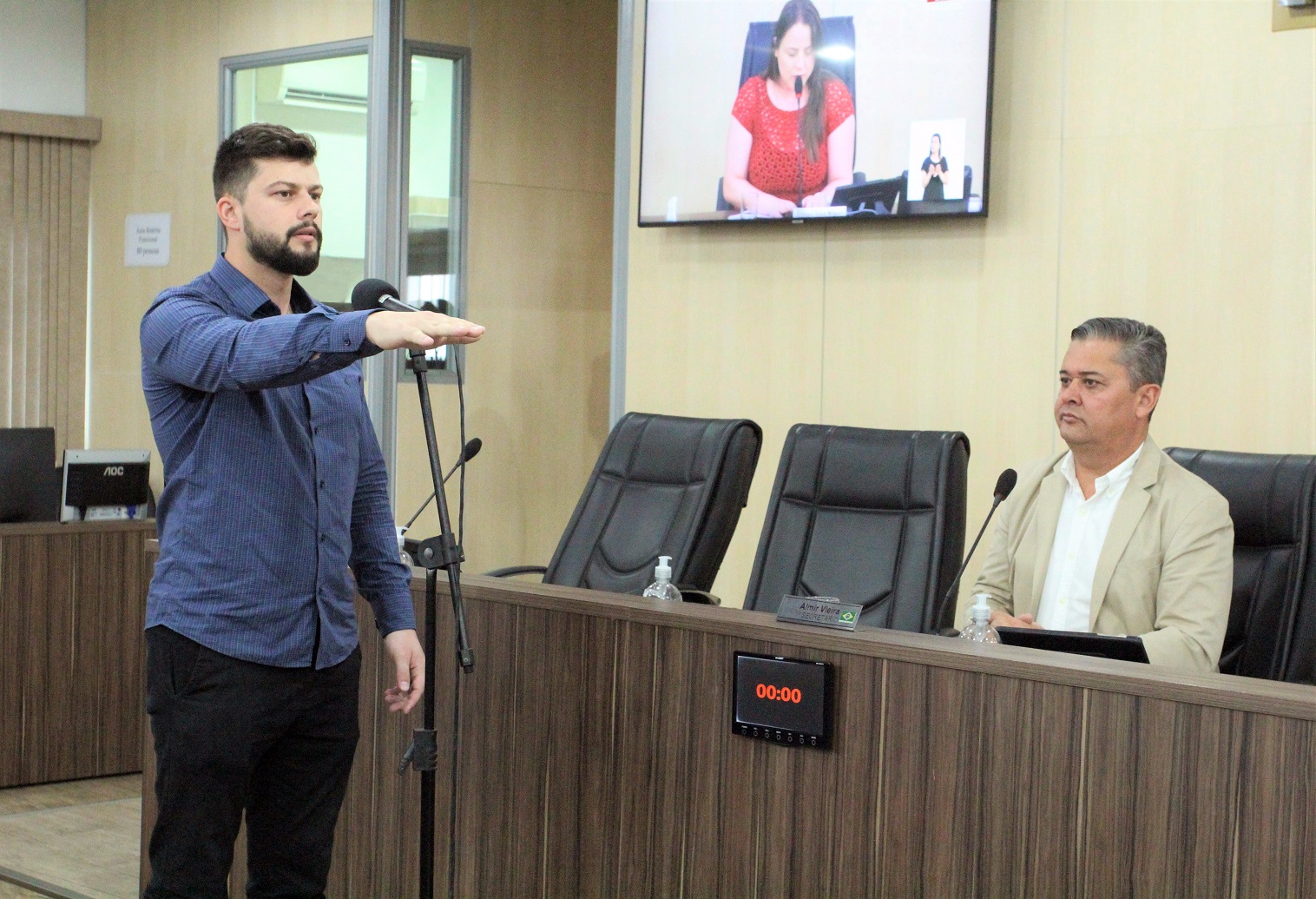 Vereador Diego Nasato toma posse na Câmara de Blumenau