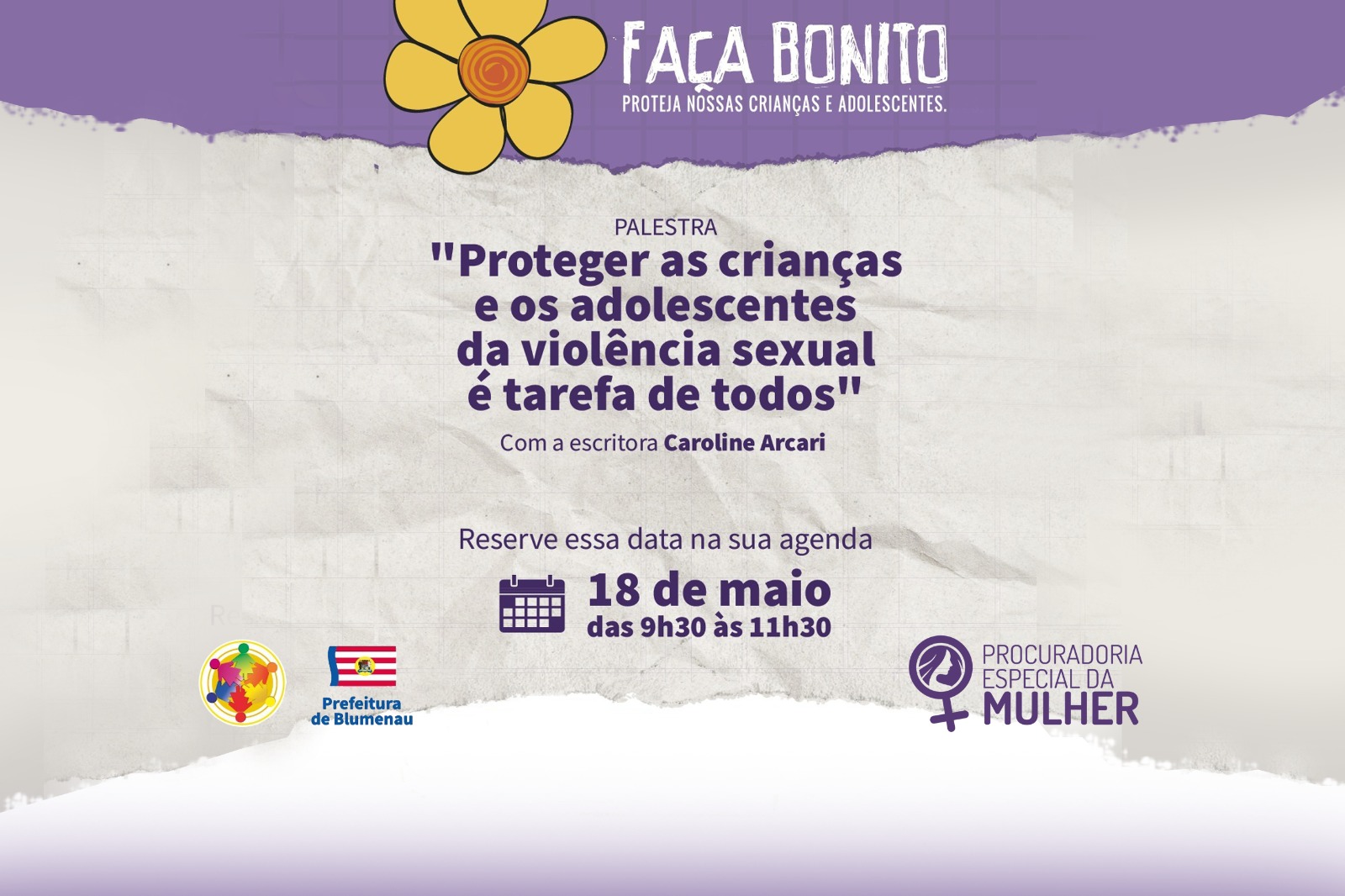 Procuradoria da Mulher promove palestra sobre a importância da prevenção à violência sexual contra crianças e adolescentes