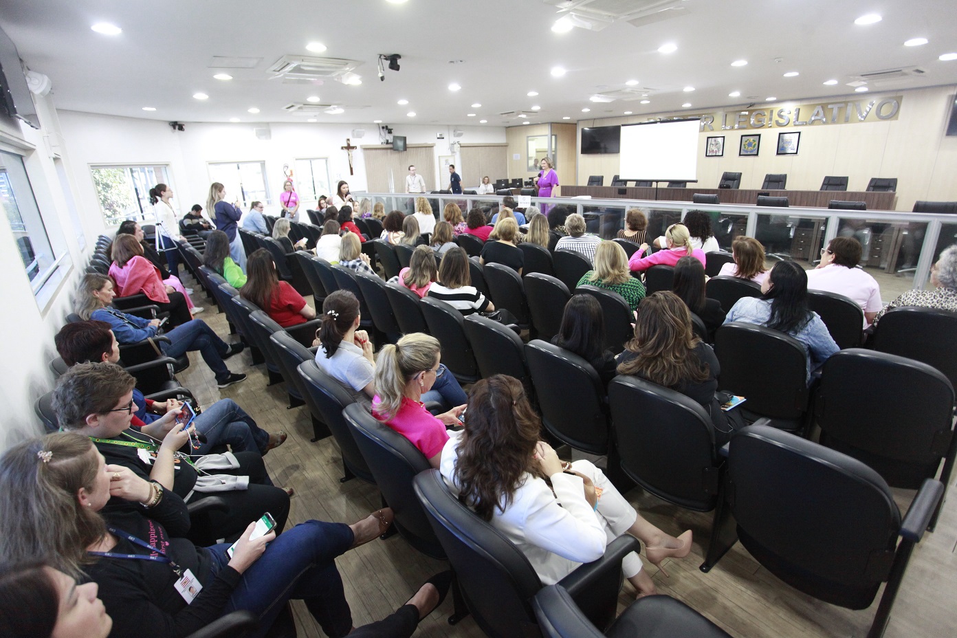 Procuradoria da Mulher da Câmara de Blumenau promove ciclo de palestras para celebrar 17 anos da Lei Maria da Penha 