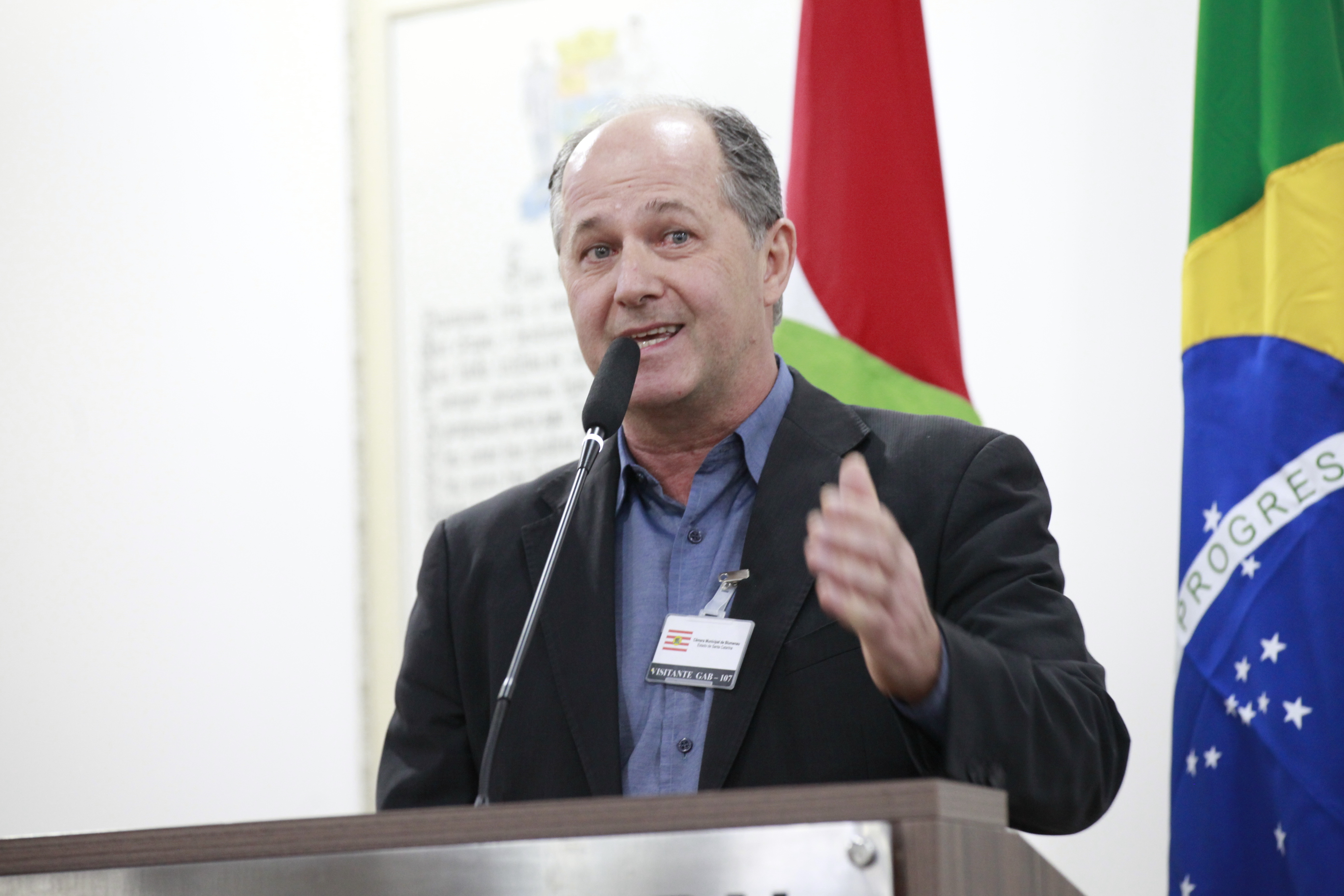 Presidente do Conselho Comunitário de Segurança aborda preocupação com a instalação da AMBLU no bairro Escola Agrícola