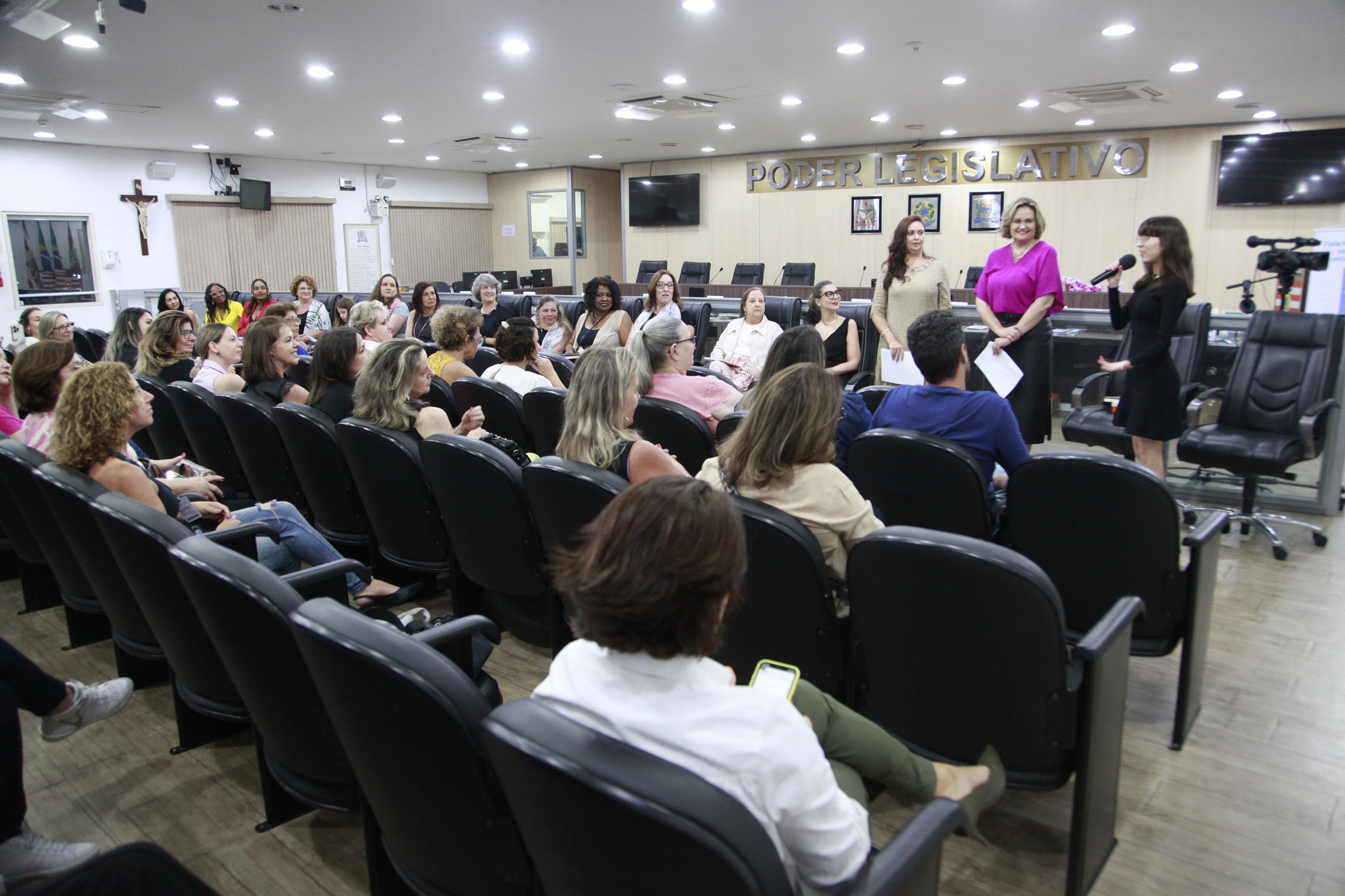 Abertura da Semana Municipal do Empreendedorismo Feminino na Câmara conta com a participação e exposição de escritoras de Blumenau 