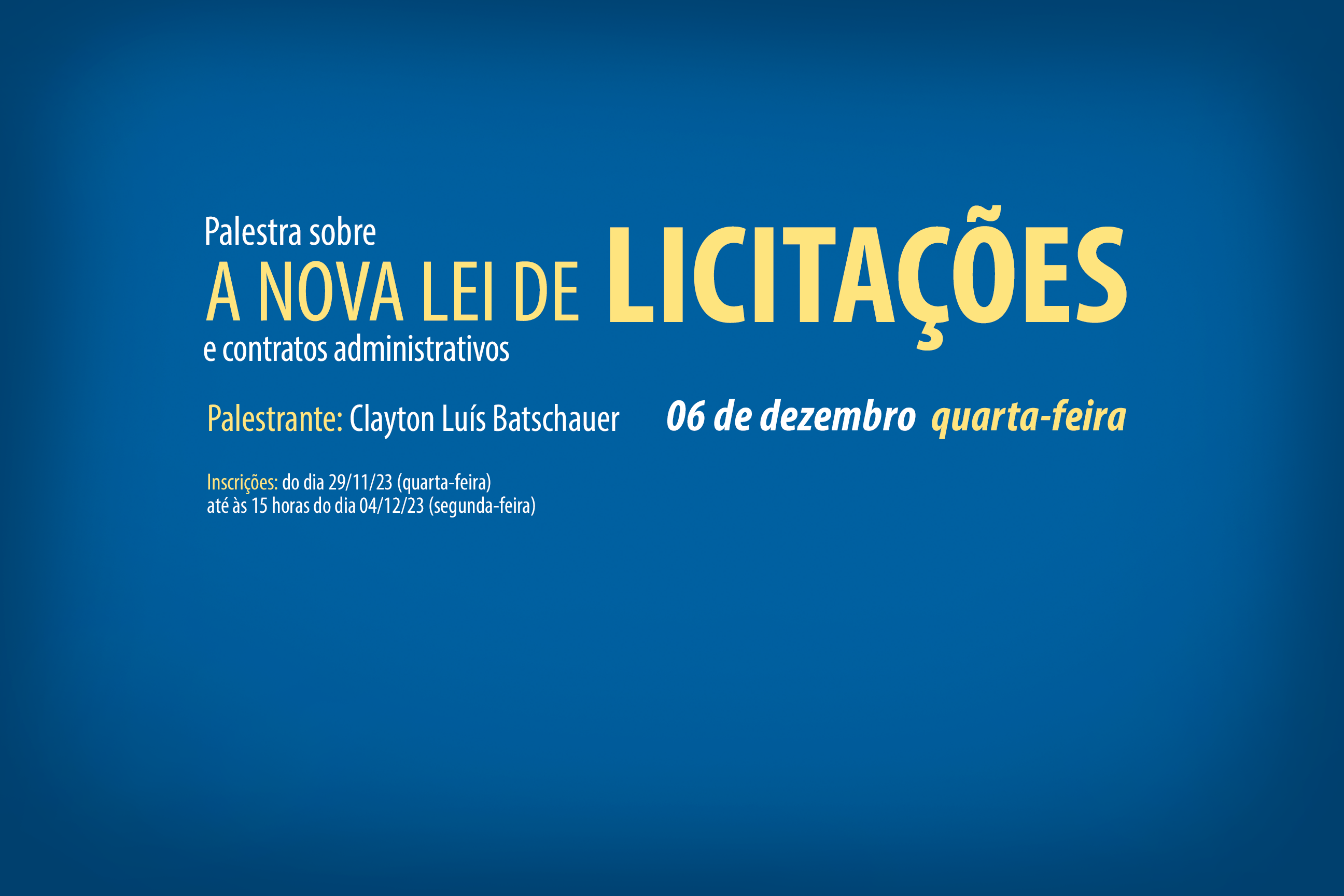 Escola do Legislativo da Câmara promove palestra voltada a nova lei de Licitações e Contratos Administrativos