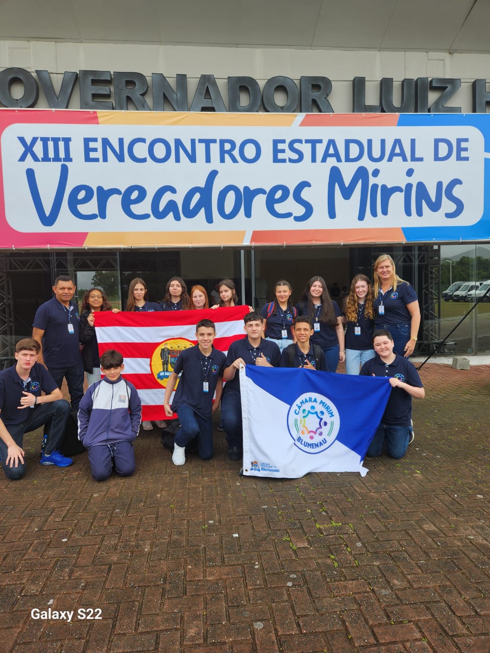 Câmara Mirim de Blumenau participa de Encontro Estadual de Vereadores Mirins em Florianópolis 