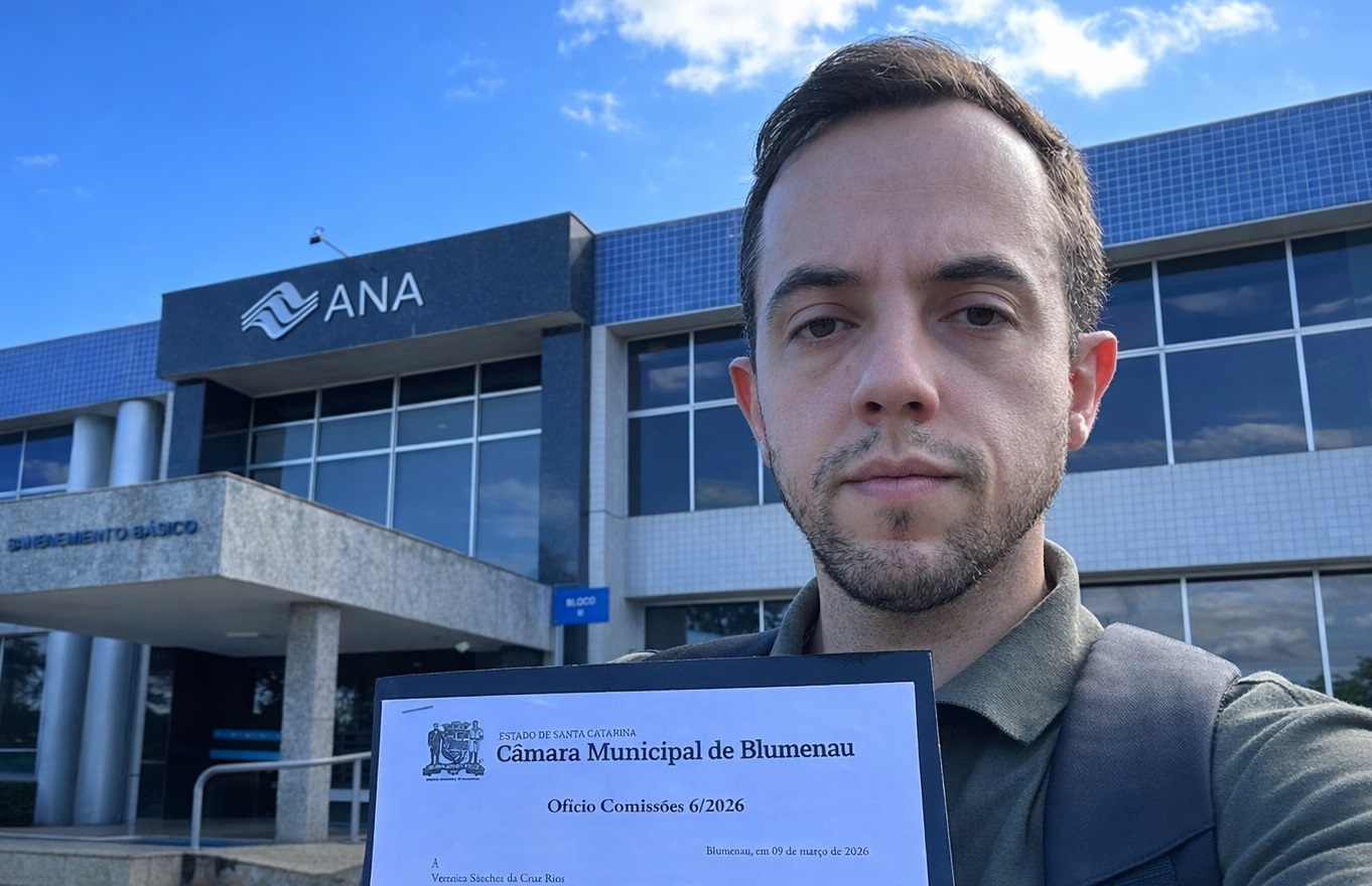Frente Parlamentar do Saneamento avança nas articulações e leva demandas de Blumenau à Agência Nacional de Águas