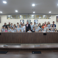 Visita da E.M. Carlos Manske à Câmara Municipal 