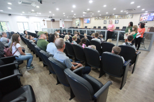 Visita da E.M. Carlos Manske à Câmara Municipal 
